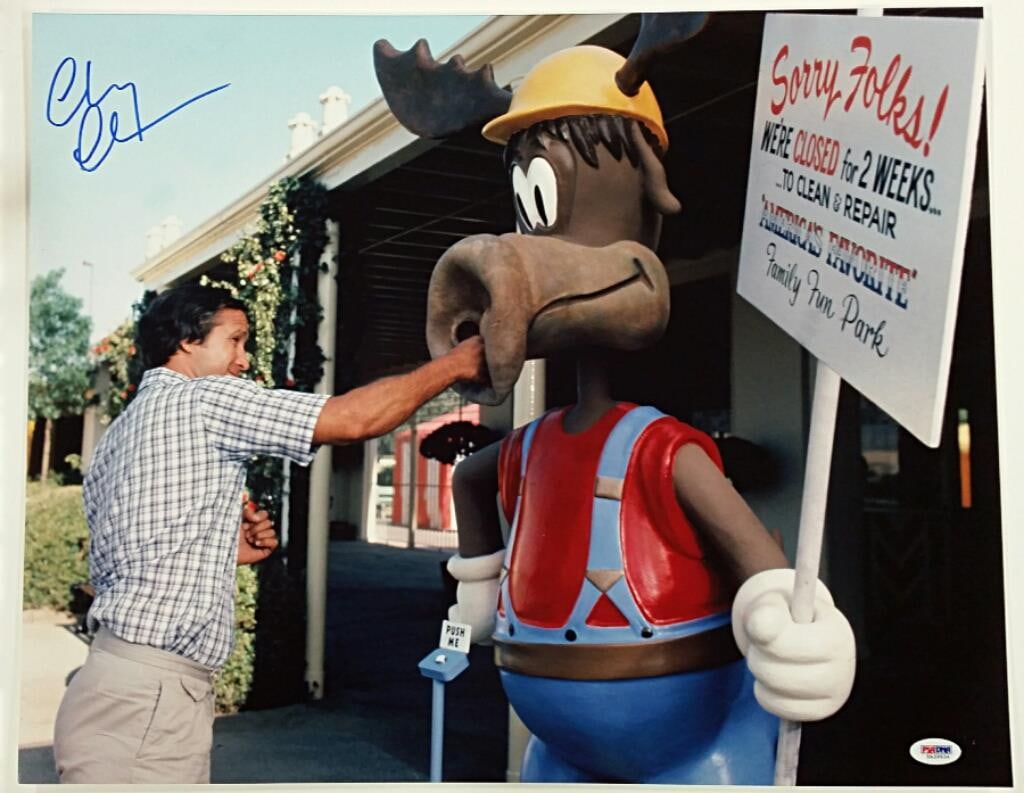 Chevy Chase Autographed 16x20 Photograph from National Lampoon's Walley World PSA/DNA (1 of 4)