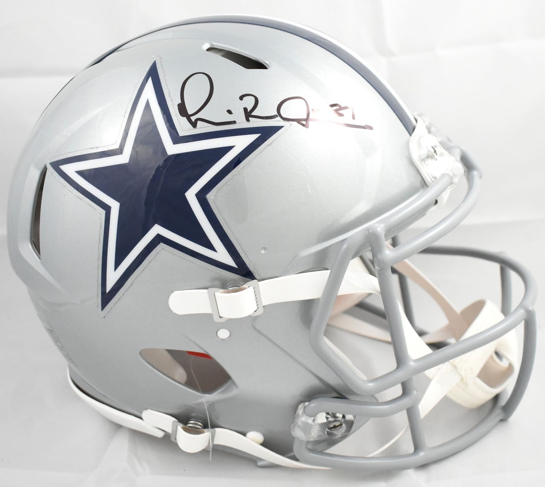 Dallas Cowboys full size speed helmet signed by Michael Irvin Beckett holo (1 of 5)