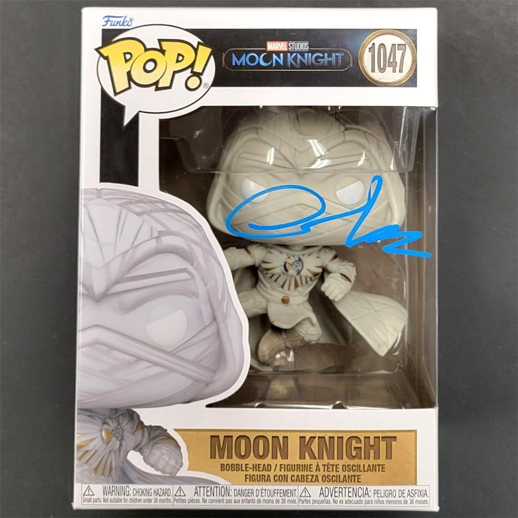 Oscar Isaac Signed Moon Knight Funko Pop Authenticated by Beckett (1 of 8)