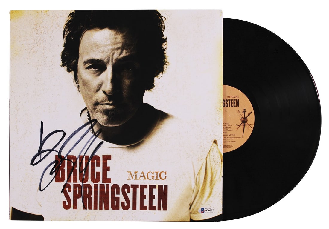 Bruce Springsteen Signed Magic Album with Vinyl Beckett COA (1 of 6)