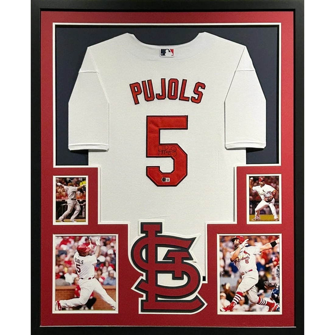Albert Pujols Signed Framed St. Louis Cardinals Jersey MLB Authenticated (1 of 2)