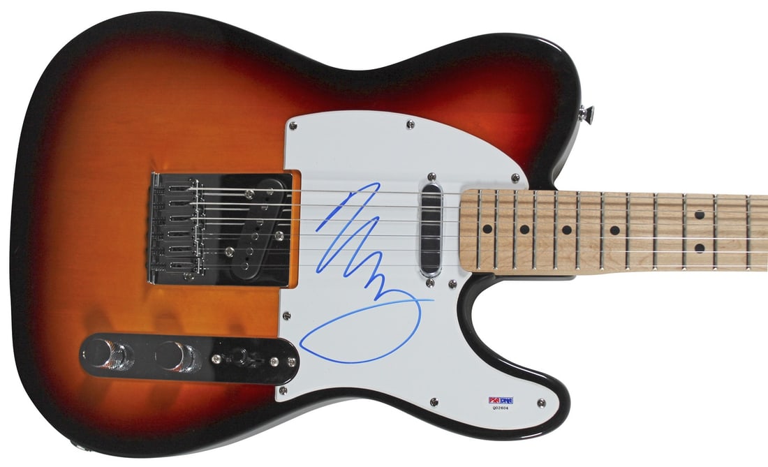PSA signed Fender Squier Telecaster by Neil Young (1 of 10)