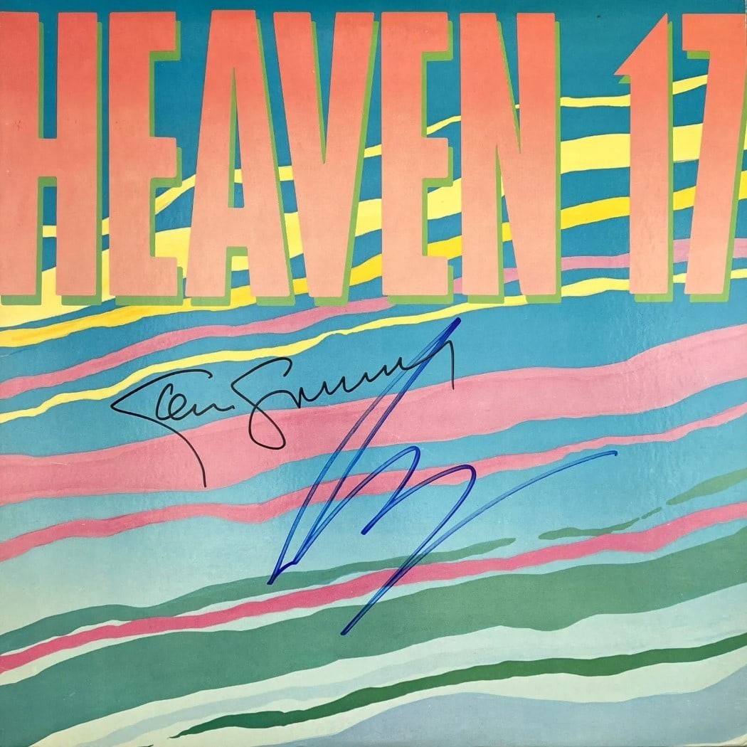 Heaven 17 Dual Autographed Record Cover Glenn Gregory Martyn Ware JSA (1 of 4)
