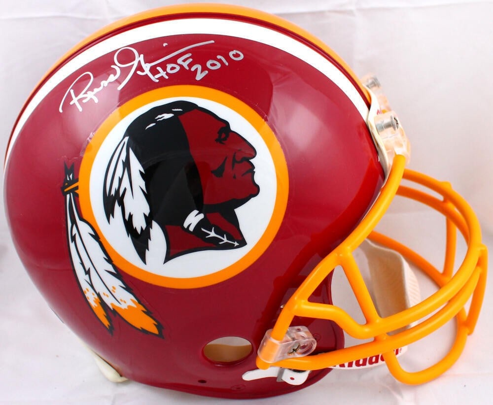 Authentic Full Size Washington Helmet Signed by Russ Grimm HOF BAS (1 of 7)