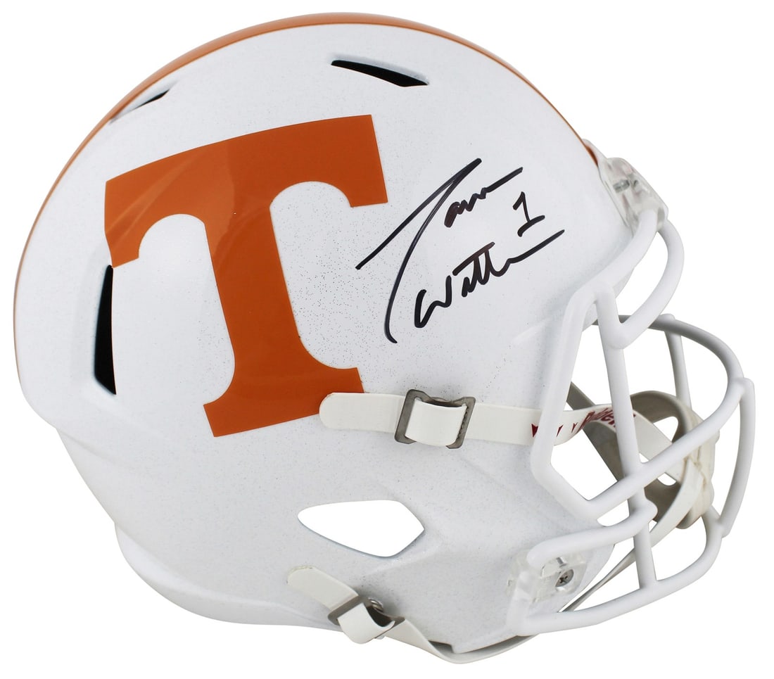 Jason Witten Tennessee Volunteers Full Size Speed Rep Helmet Beckett Witnessed: Jason Witten Tennessee Volunteers Full Size Speed Rep Helmet Beckett Witnessed This full-size Speed Rep helmet features the authentic signature of Jason Witten from the Tennessee Volunteers football t