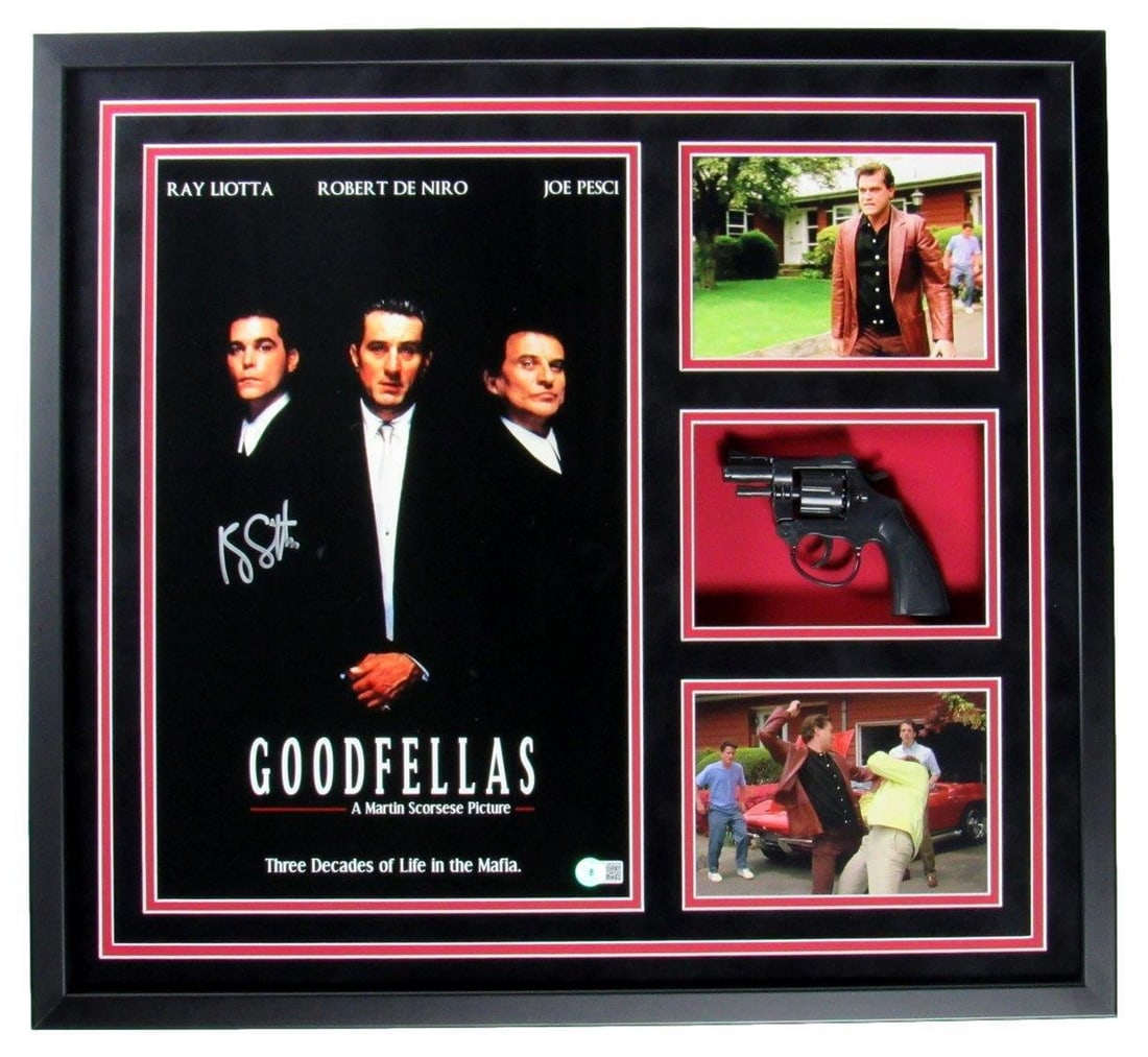 Framed Ray Liotta Goodfellas Signed Poster Collage Beckett Authenticated (1 of 4)
