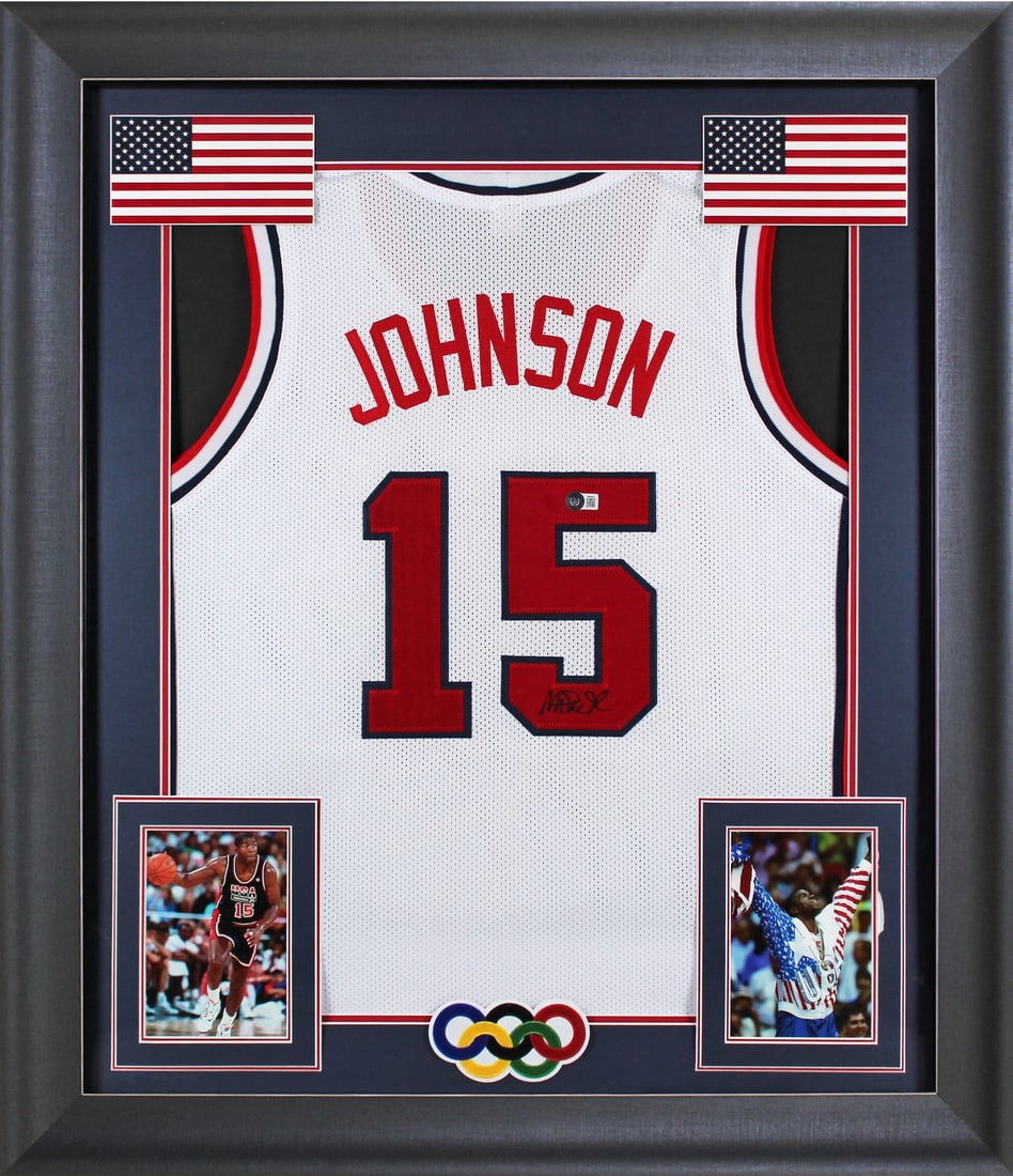 Magic Johnson Signed Framed Jersey Los Angeles Lakers BAS Witnessed: Magic Johnson Signed Framed Jersey Los Angeles Lakers BAS Witnessed Celebrate the legacy of Magic Johnson with this Authentic Signed White Pro Style Framed Jersey. Personally signed by Johnson himself