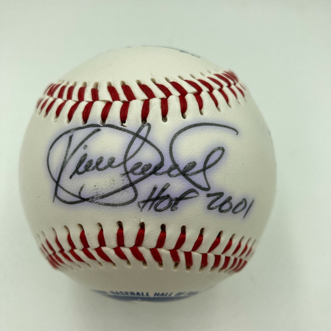 2001 HOF Induction Signed Baseball Puckett Winfield Mazeroski JSA COA: 2001 HOF Induction Signed Baseball Puckett Winfield Mazeroski JSA COA This commemorative 2001 Hall of Fame baseball is a significant collectible, featuring the autographs of three legendary MLB induct