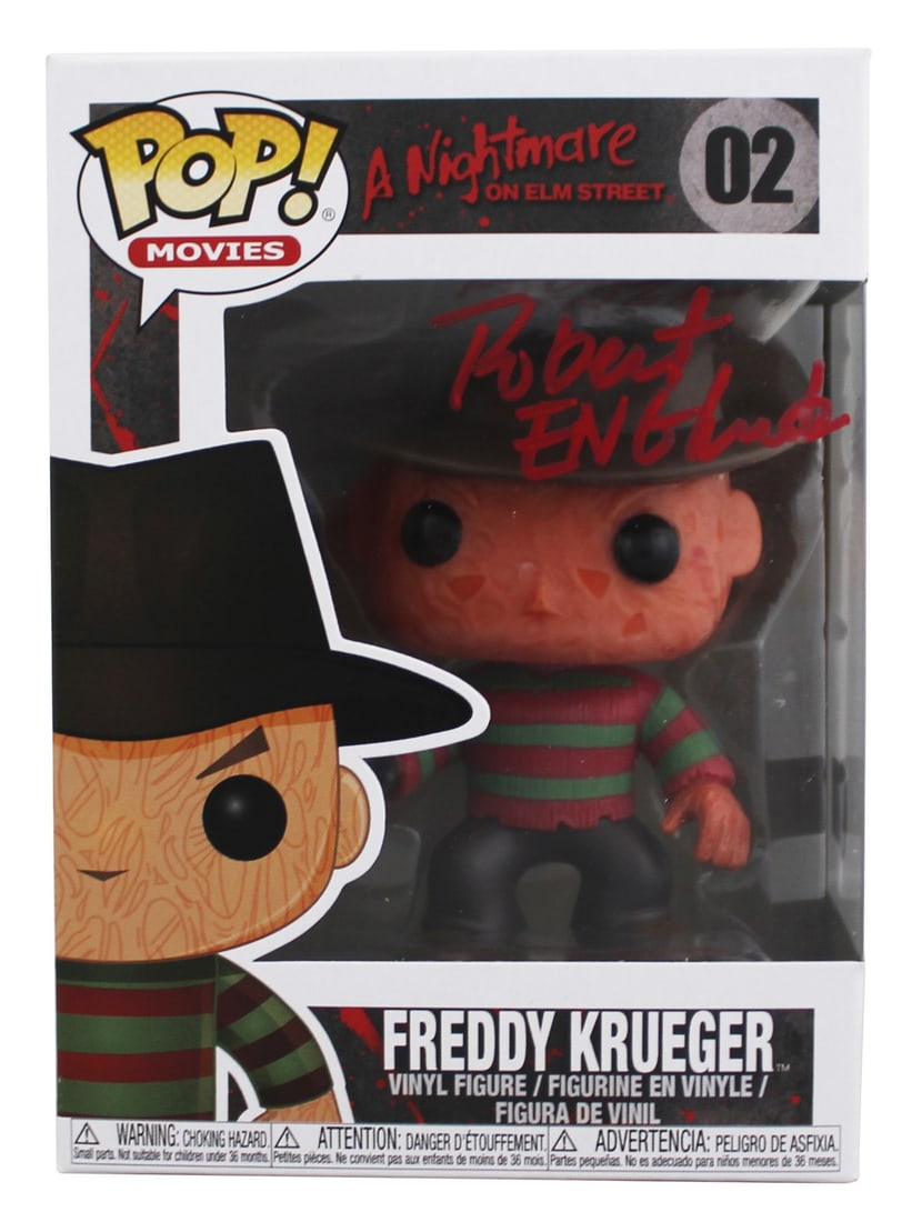 BAS Authenticated Robert Englund Freddy Krueger Funko Pop 02 Figure (1 of 7)