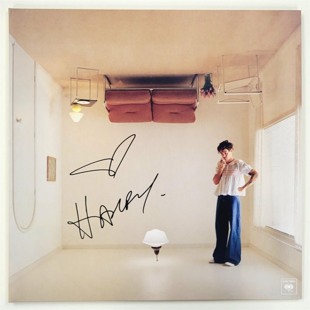 Autographed Harry's House Vinyl Cover Signed by Harry Styles with PSA DNA Hologram (1 of 5)