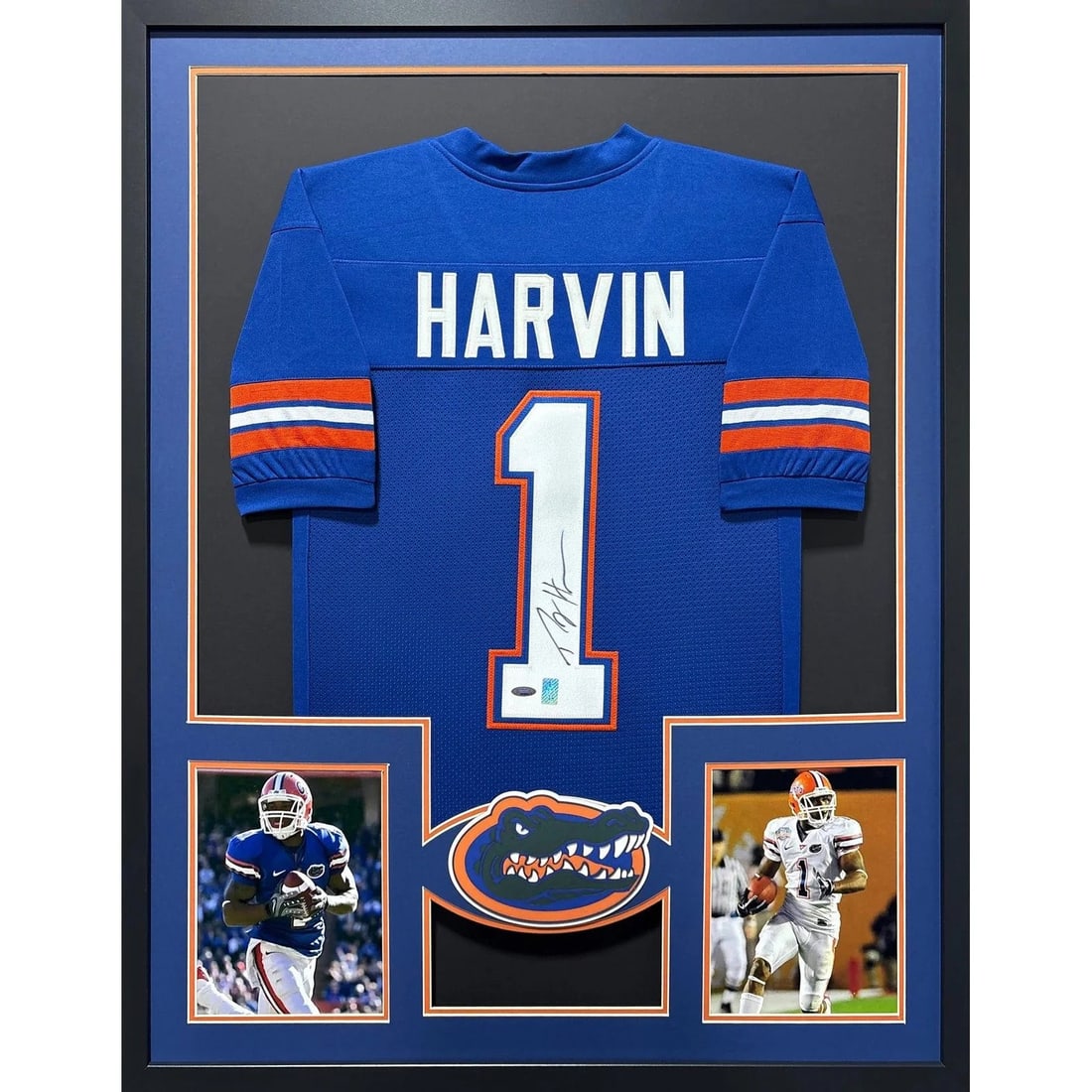 Framed Autographed Percy Harvin Florida Gators Jersey Tristar COA (1 of 3)