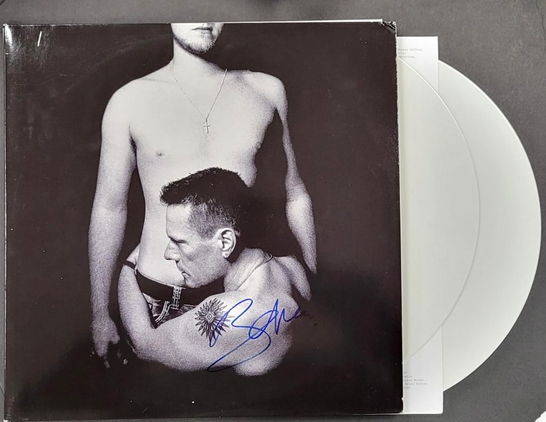 U2 Songs of Innocence LP Album Cover Autographed by Bono with PSA Authentication (1 of 9)