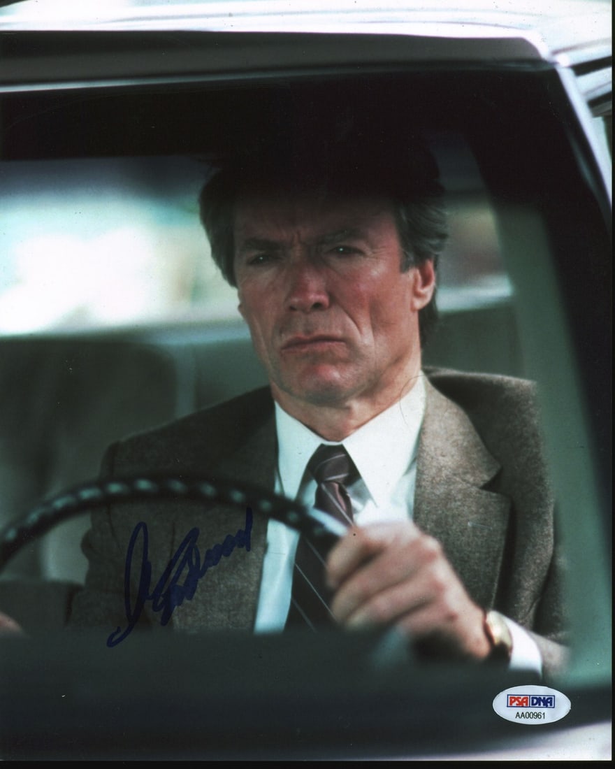 Dirty Harry 8x10 Photo Signed by Clint Eastwood PSA DNA (1 of 5)