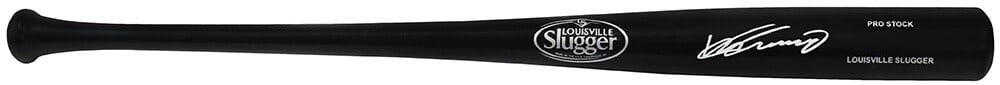 Vladimir Guerrero Sr Signed Louisville Slugger Black Bat with COA (1 of 2)