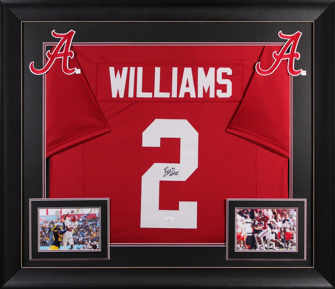 Ryan Williams Signed Alabama Crimson Tide Framed Jersey JSA COA (1 of 2)