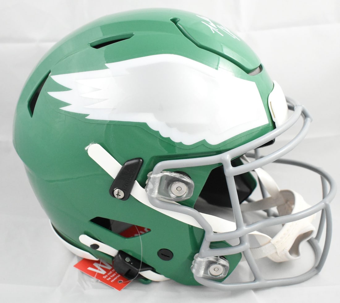Philadelphia Eagles SpeedFlex Helmet Signed by Randall Cunningham Beckett Holo (1 of 5)