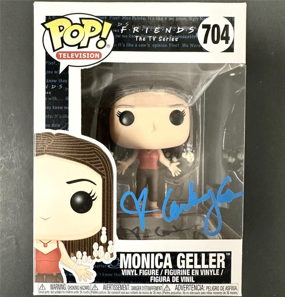Friends Monica Geller Funko Pop signed by Courteney Cox Beckett authenticated (1 of 6)