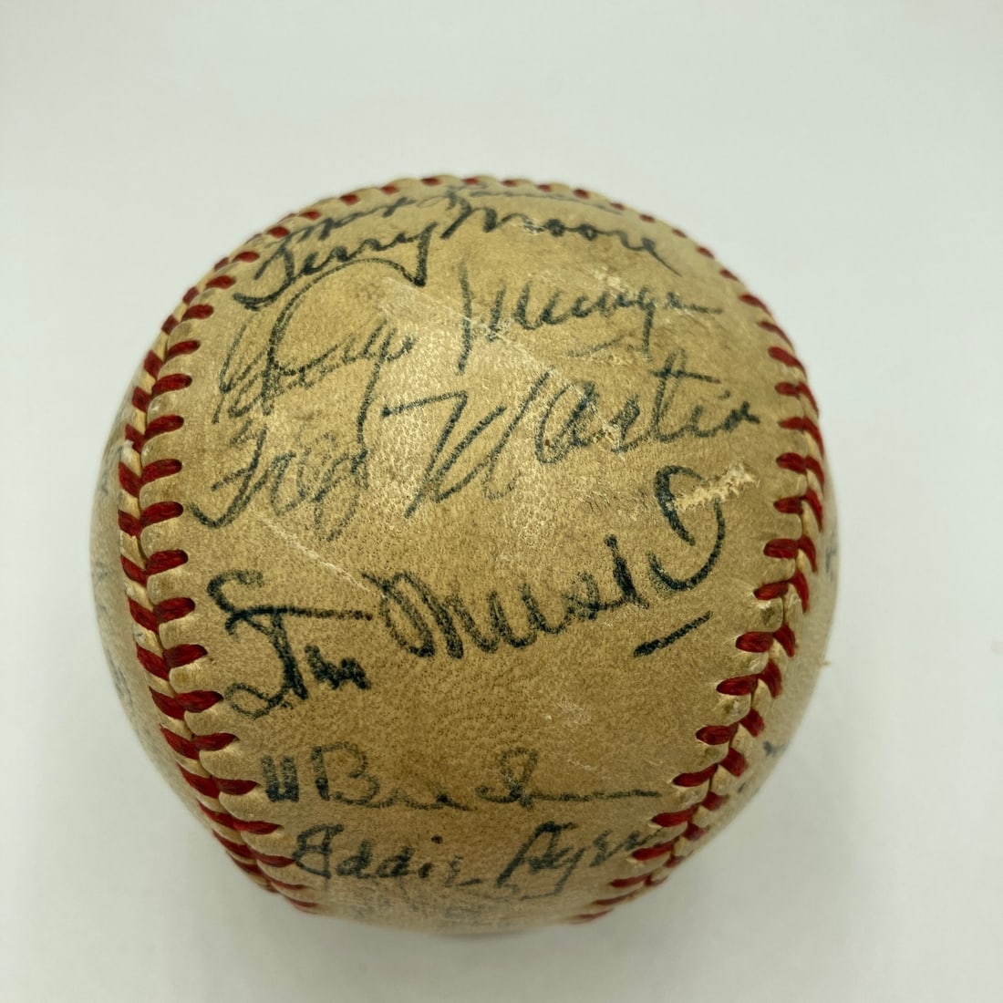 National League Baseball Signed by 1949 St. Louis Cardinals Team JSA COA (1 of 12)