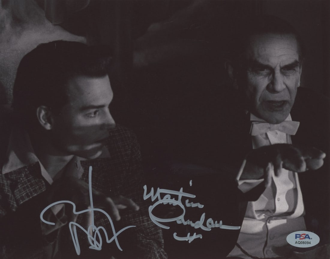 Johnny Depp Martin Landau Ed Wood Signed 8x10 Photo PSA/DNA Certified (1 of 2)