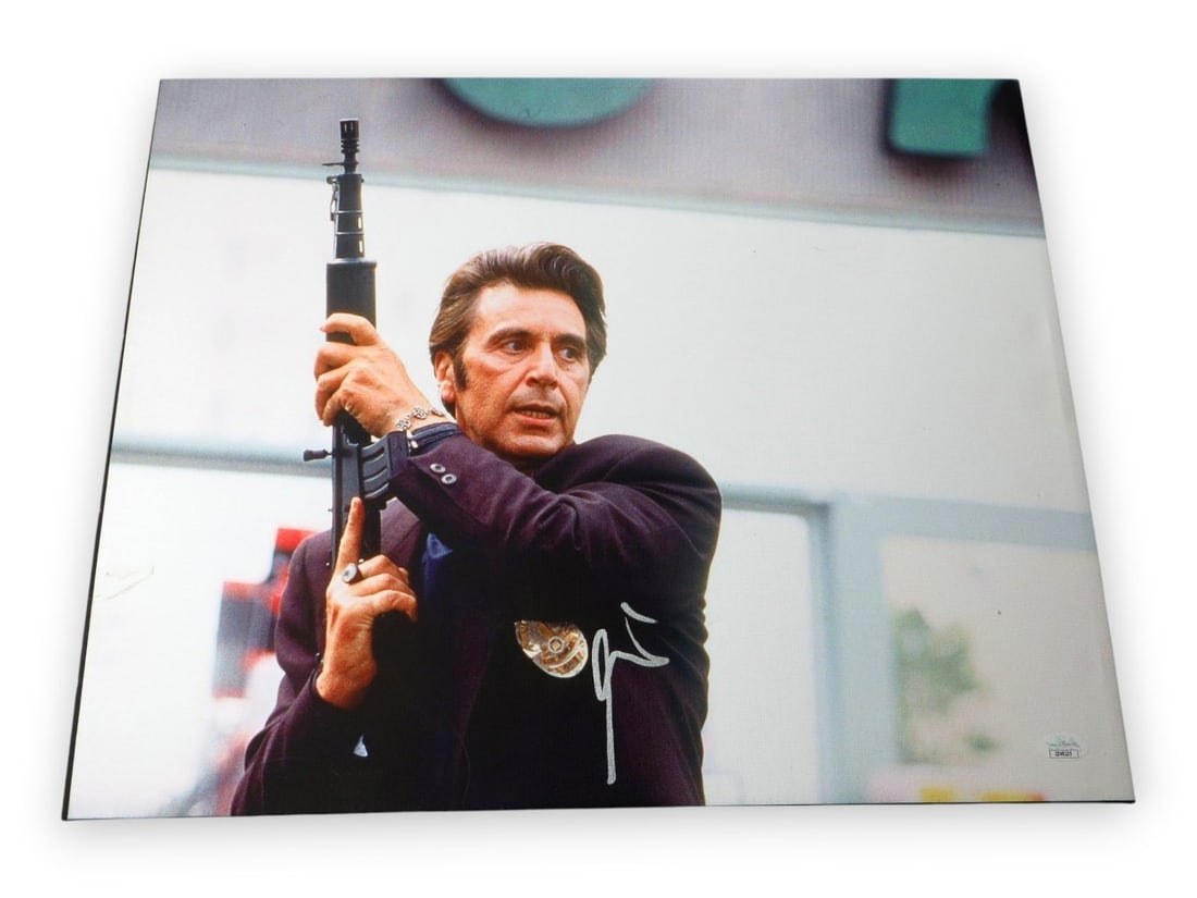 Al Pacino autographed 16X20 canvas photograph Heat JSA authenticated (1 of 5)
