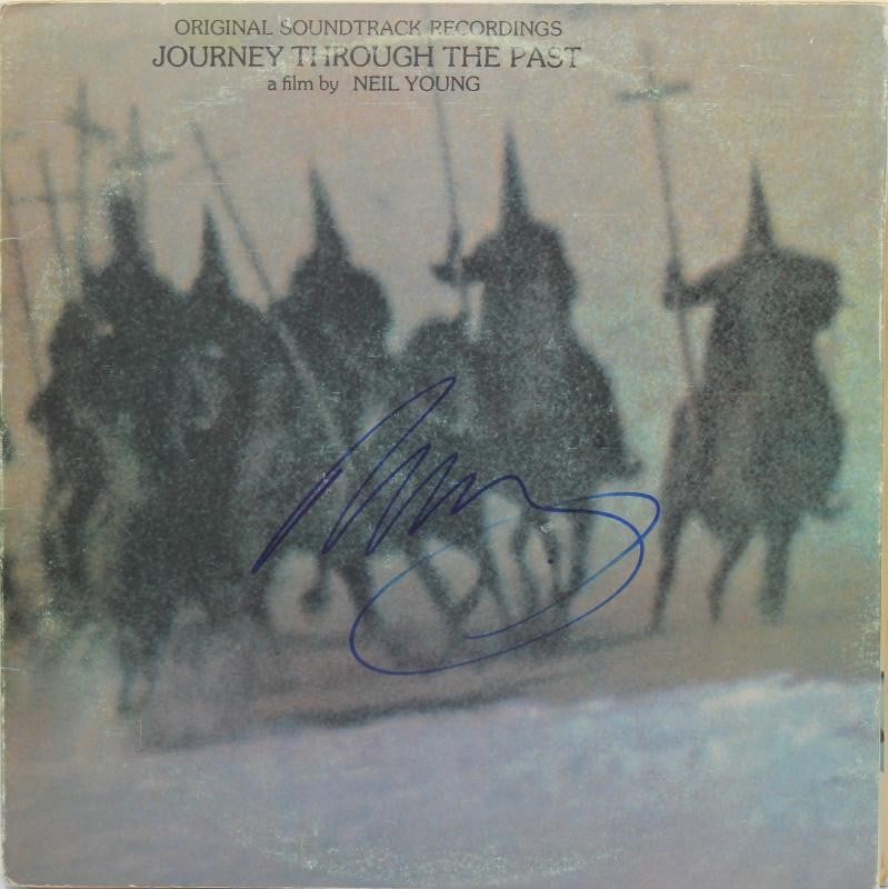 Neil Young Signed Journey Through the Past Album Cover PSA/DNA Authenticated (1 of 2)