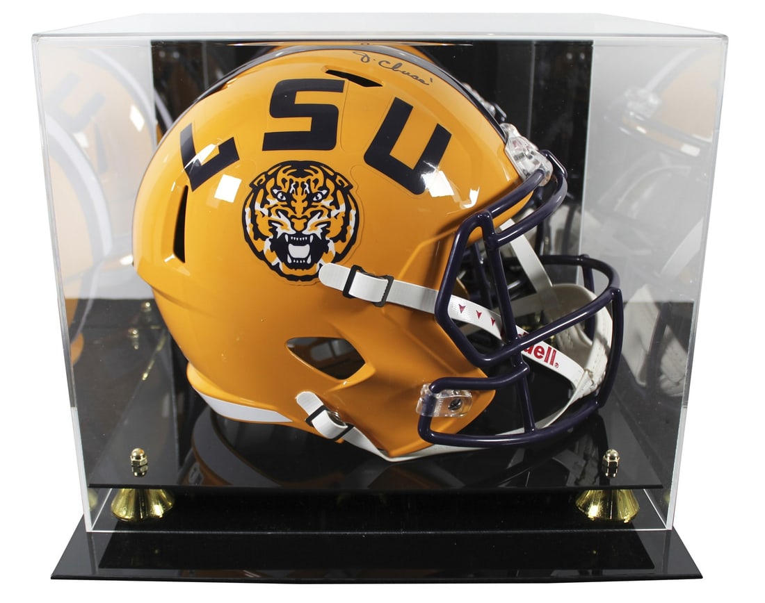 Ja'Marr Chase Signed LSU Full Size Speed Helmet with Beckett Authentication (1 of 4)