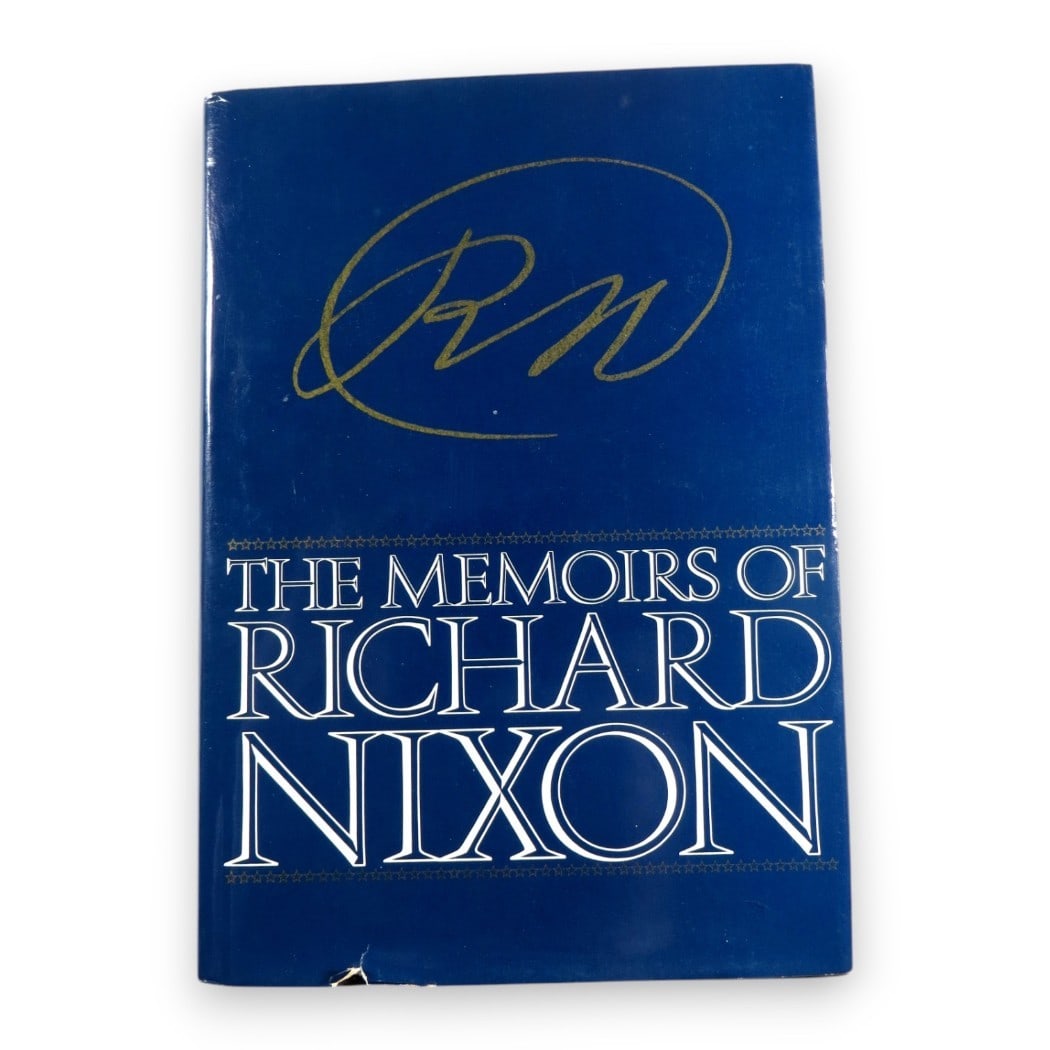 Richard Nixon Autographed Memoirs Hardcover Book JSA Certified (1 of 3)