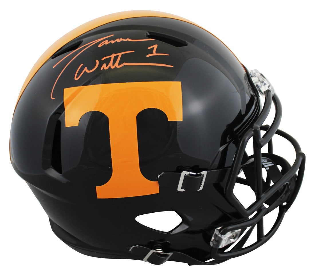 Jason Witten autographed Tennessee Volunteers Speed replica helmet Beckett witnessed (1 of 3)