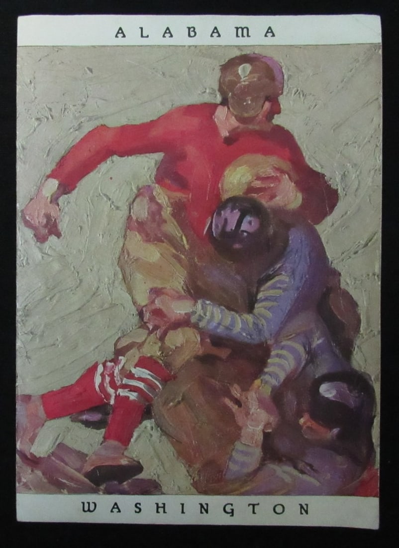 1926 Original Alabama vs Washington Rose Bowl Program RARE College Football: 1926 Original Alabama vs Washington Rose Bowl Program RARE College Football Offered is an original program from the historic January 1, 1926 Rose Bowl featuring Alabama vs. Washington. This rare item 