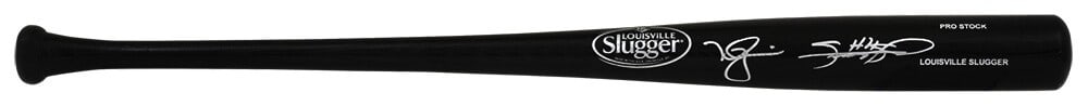 Sammy Sosa Mark McGwire Dual Signed Louisville Slugger Bat COA: Sammy Sosa Mark McGwire Dual Signed Louisville Slugger Bat COA Sammy Sosa Mark McGwire Dual Signed Louisville Slugger Bat COA This exceptional Louisville Slugger Pro Stock black baseball bat is dual s