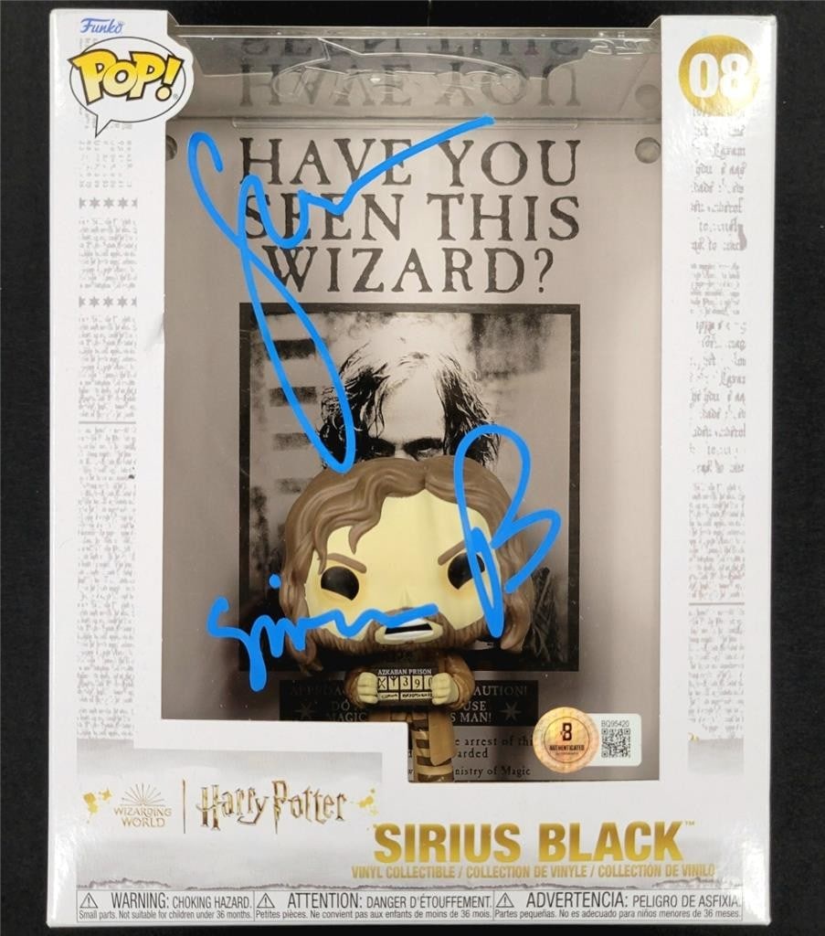 Sirius Black Funko Pop signed by Gary Oldman with Beckett authentication (1 of 9)