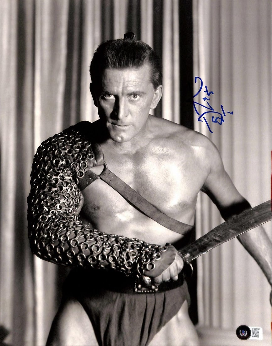 Beckett Certified 11x14 Spartacus Photo Signed by Kirk Douglas (1 of 1)