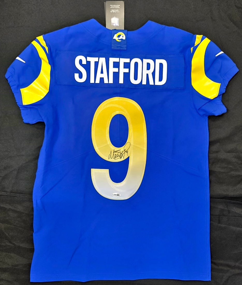 Matthew Stafford autographed Los Angeles Rams Nike Elite jersey JSA (1 of 5)