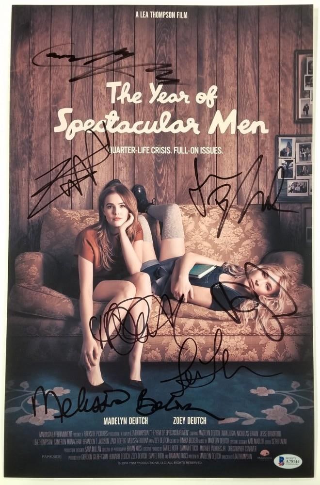 Signed 11x17 Original Photo The Year of Spectacular Men Beckett BAS COA (1 of 2)