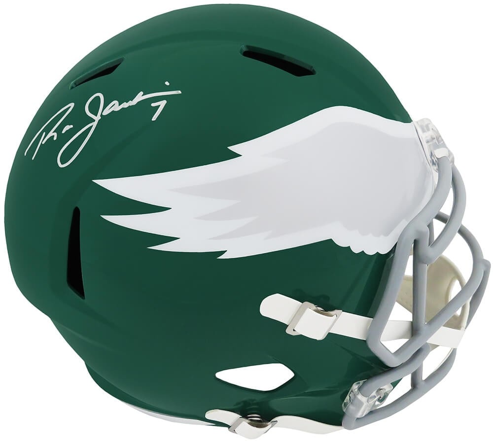 Ron Jaworski Signed Philadelphia Eagles Riddell Full Size Helmet with COA (1 of 1)