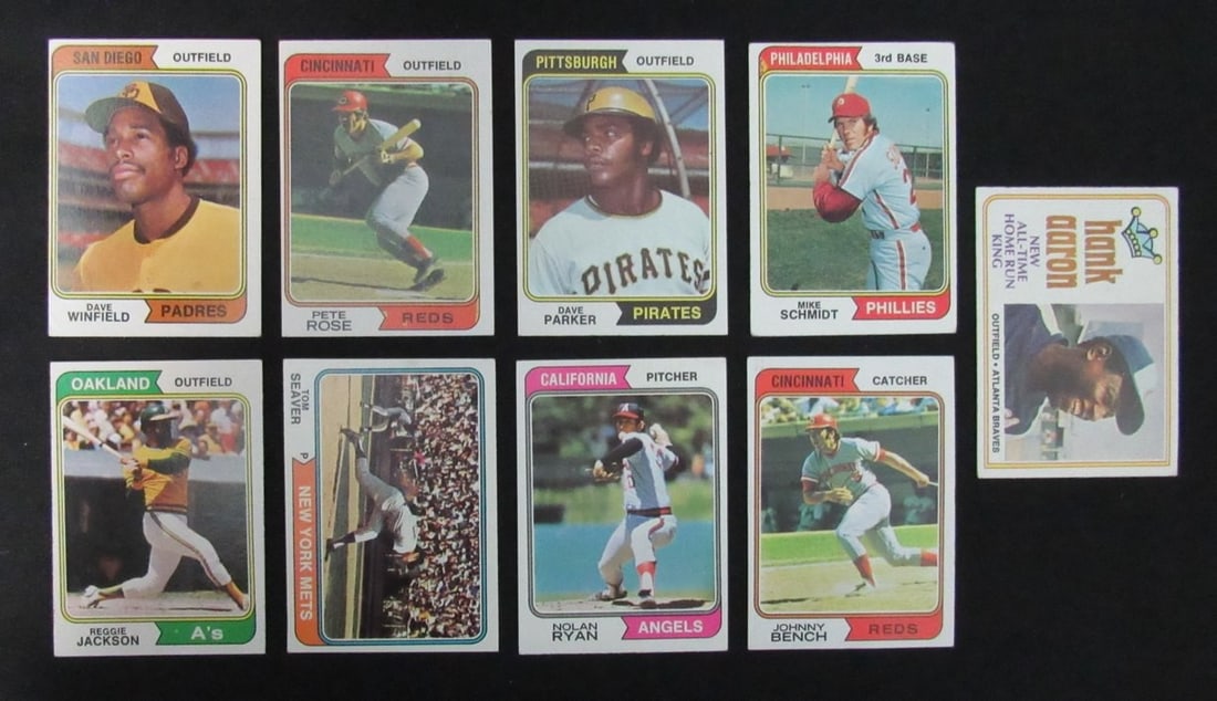Topps 1974 Baseball Complete 660 Card Set with Traded Cards (1 of 4)