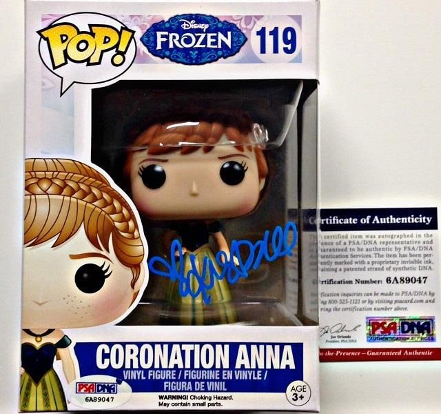 Funko POP Coronation Anna Frozen Figure Signed by Kristen Bell PSA DNA COA (1 of 1)