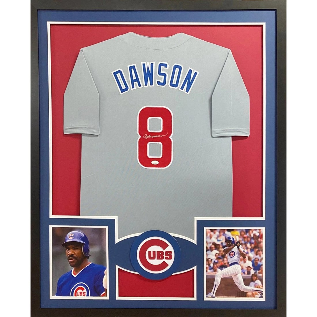 Andre Dawson Autographed Framed Jersey JSA Certified Chicago Cubs (1 of 3)