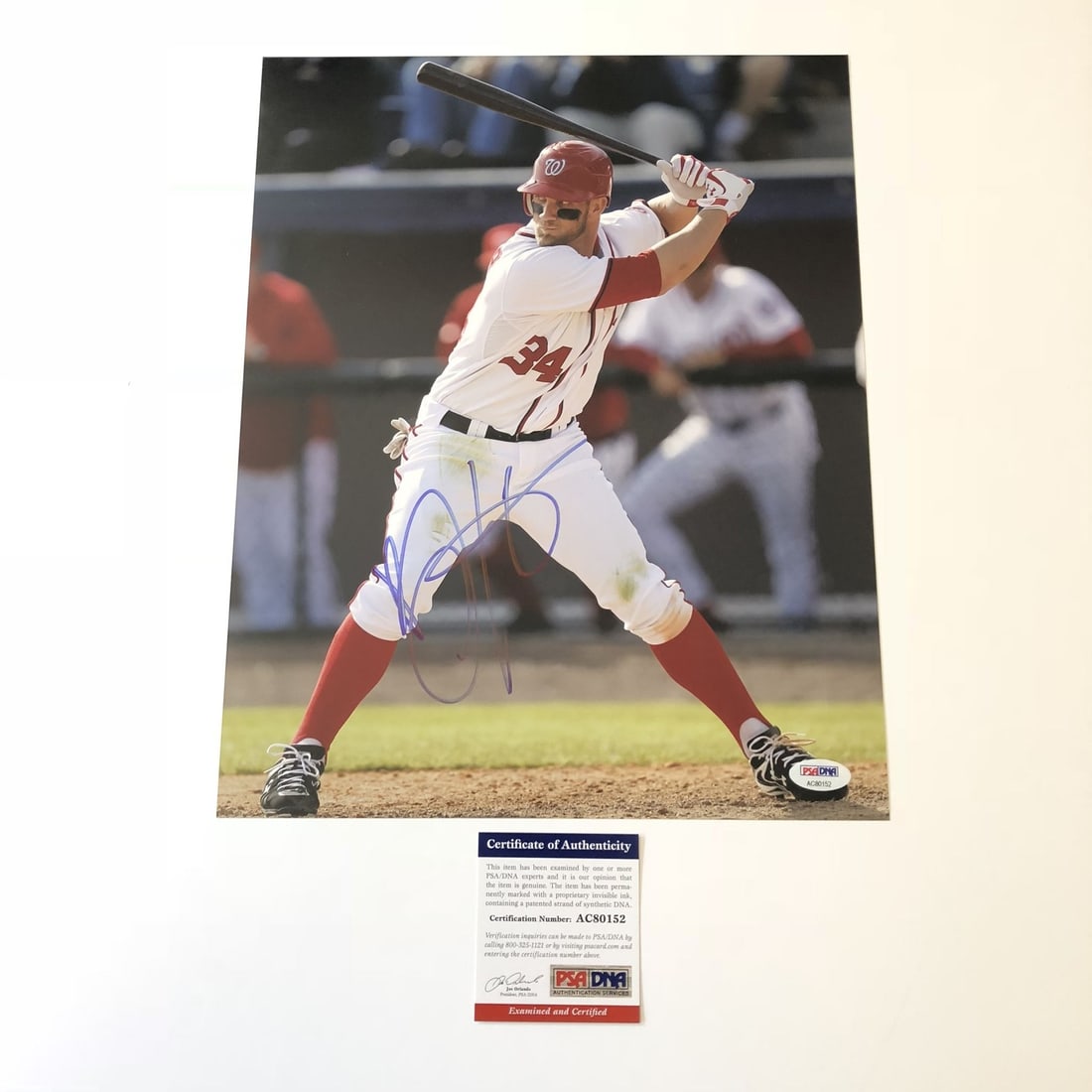 PSA DNA Bryce Harper autographed 11x14 Phillies photo (1 of 3)