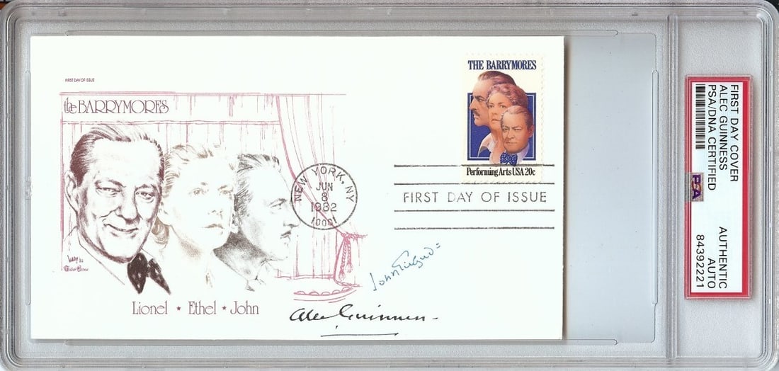 PSA DNA authenticated Alec Guinness signed Star Wars first day cover (1 of 1)
