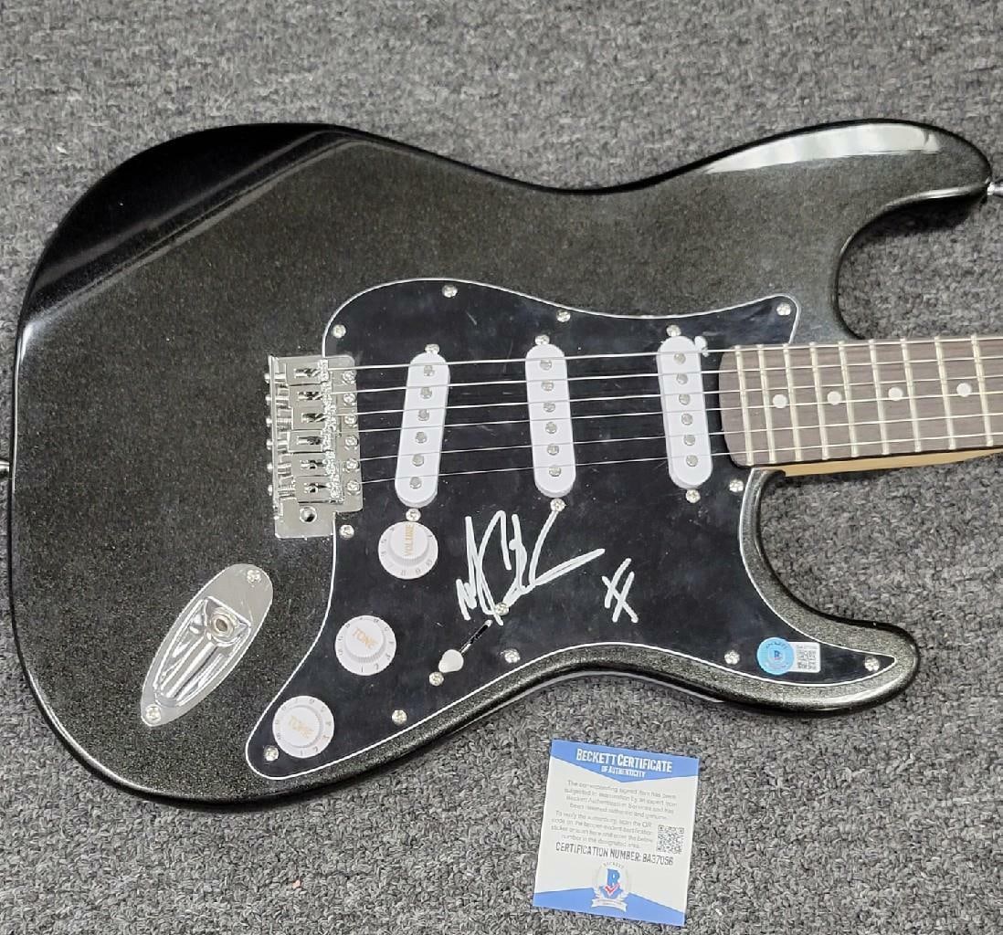 Full Size Electric Guitar Autographed by Machine Gun Kelly Beckett BAS COA (1 of 3)