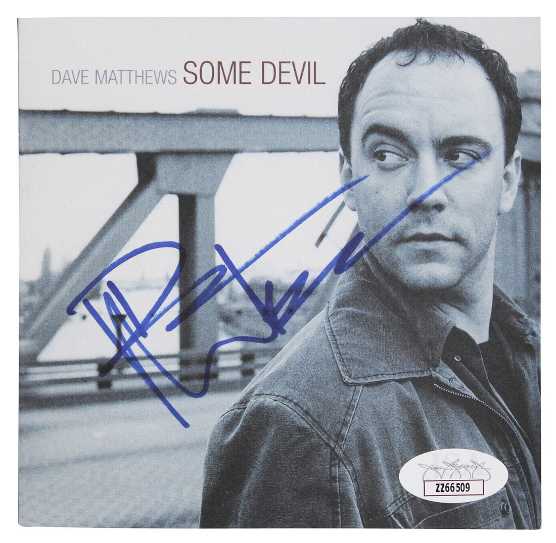 Dave Matthews signed Some Devil booklet JSA COA (1 of 3)