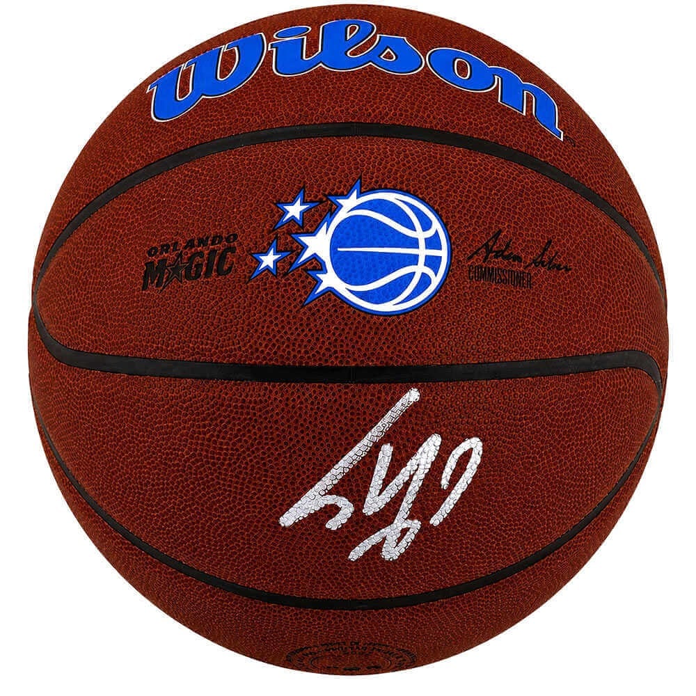 Wilson Alliance NBA Basketball Signed by Shaquille O'Neal Magic Logo COA: Wilson Alliance NBA Basketball Signed by Shaquille O'Neal Magic Logo COA Pre-owned Wilson Alliance NBA basketball featuring the Orlando Magic logo and signed by Shaquille O'Neal. This original autogra