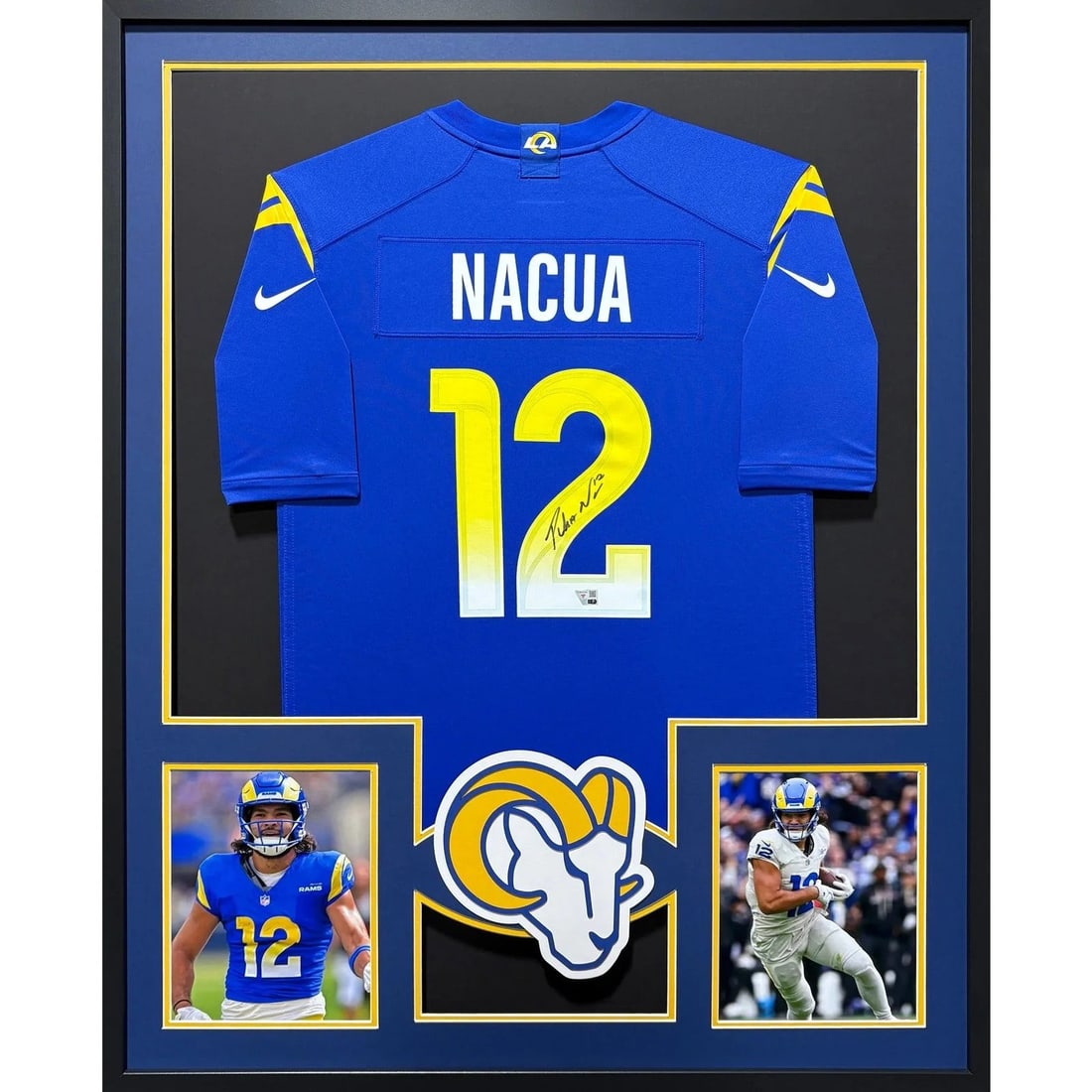 Framed Puka Nacua autographed Rams jersey Fanatics authenticated (1 of 2)