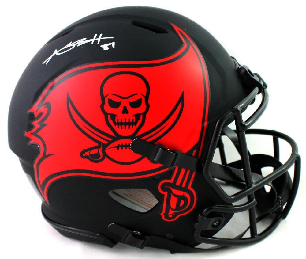Antonio Brown autographed Tampa Bay Buccaneers Eclipse Speed full size helmet JSA: Antonio Brown autographed Tampa Bay Buccaneers Eclipse Speed full size helmet JSA This is an original full-size Eclipse Speed authentic helmet signed by Antonio Brown. It features Tampa Bay Buccaneers