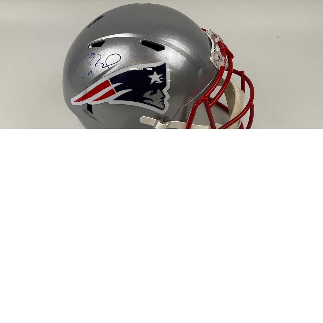 Tom Brady signed Patriots FS Speed replica helmet Fanatics COA (1 of 6)