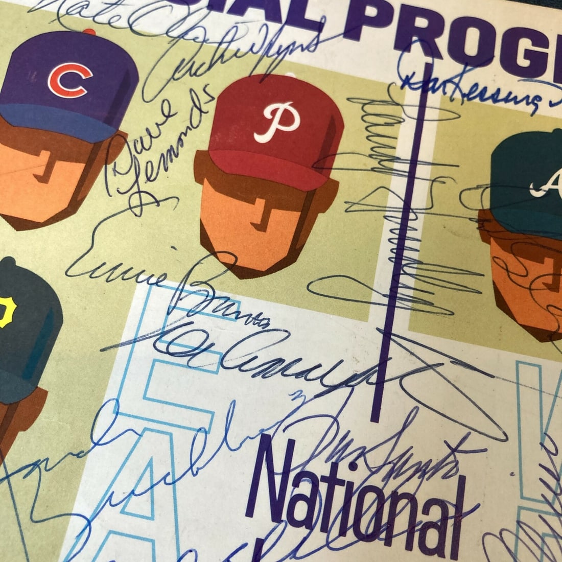 1969 Chicago Cubs Signed Program 35+ Autographs JSA COA - 5