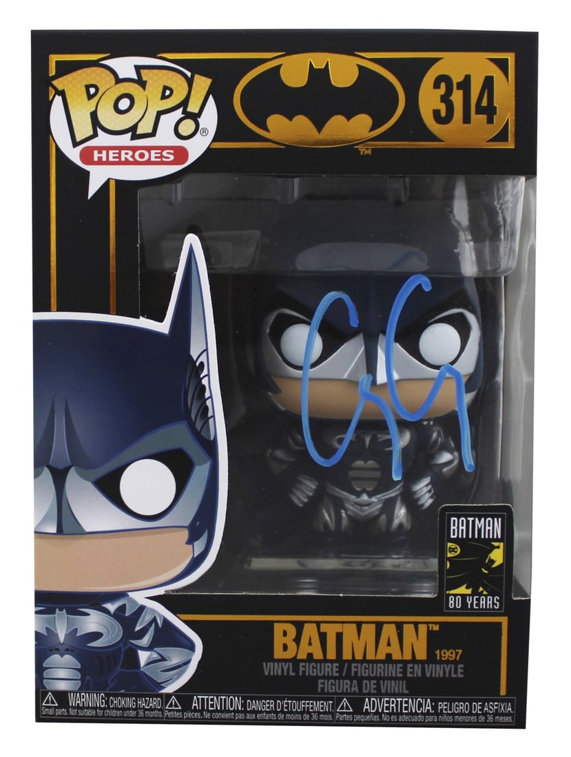 Funko Pop Batman #314 Figure Signed by George Clooney BAS BQ48267 (1 of 7)
