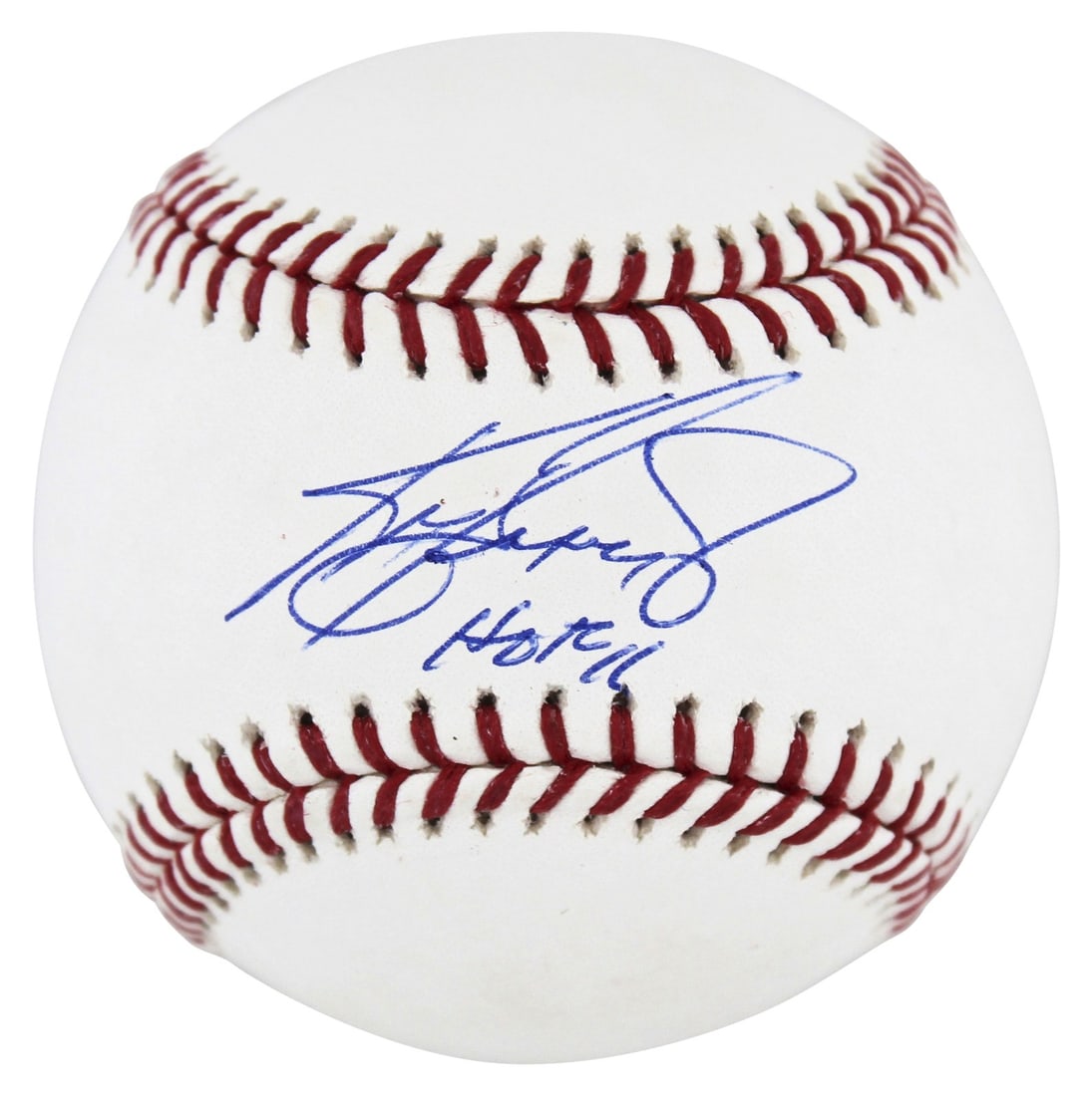 BAS Authenticated Ken Griffey Jr Signed OML Baseball HOF 16 Mariners: BAS Authenticated Ken Griffey Jr Signed OML Baseball HOF 16 Mariners Autographed Robert Manfred OML baseball personally signed by Ken Griffey Jr. with the inscription "HOF 16". It is an original signe