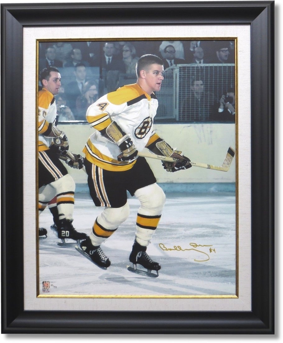 Bobby Orr Signed 28x33 Canvas Reading the Play Limited Edition Framed Photo (1 of 5)